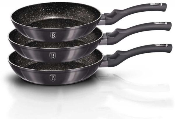 Berlinger Haus Berlinger Haus Set mit 3 Granitpfannen Carbon Pro 31237