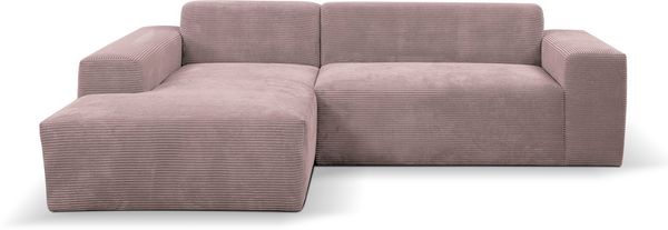WERK2 Ecksofa Zeus-L, Curvy Trend Ecksofa mit urbaner Optik