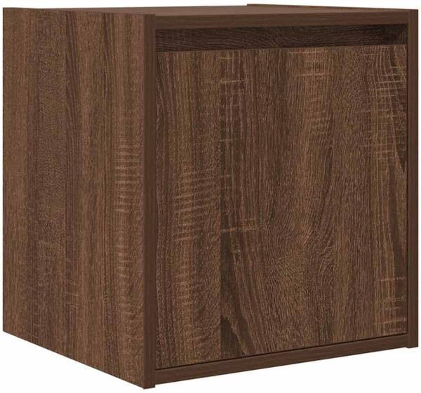 vidaXL Wand-Nachttisch Braun Eichen-Optik 38x34x40 cm 861241