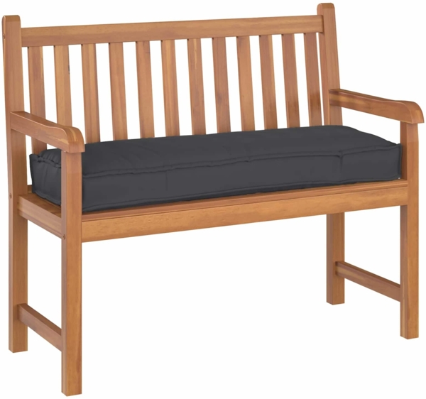 vidaXL Kissen Schwarz 120 x 40 x 8 cm Oxford-Stoff 42001642