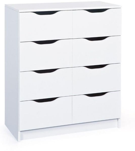 Kommode WESTPHALEN 8-B Weiß 8 Schubläden