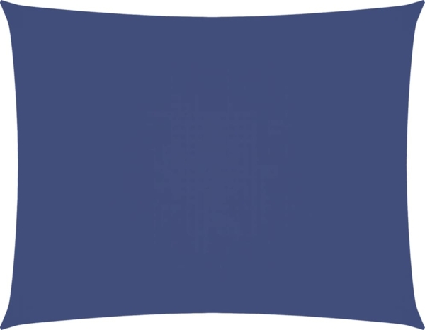 vidaXL Sonnensegel Oxford-Gewebe Rechteckig 2,5x3,5 m Blau 135536