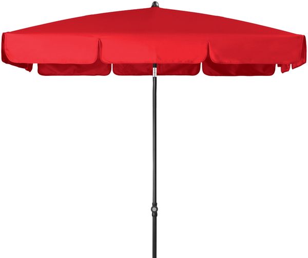 Doppler Sonnenschirm / Mittelstockschirm "Sunline 225 x 120 Waterproof Neo", rot, 225 x 120 cm