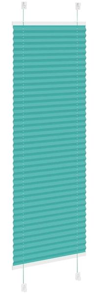 vidaXL Plissee Petrolgrün 40x100 cm Stoffbreite 39,4 cm Polyester 4015369 Bild 4