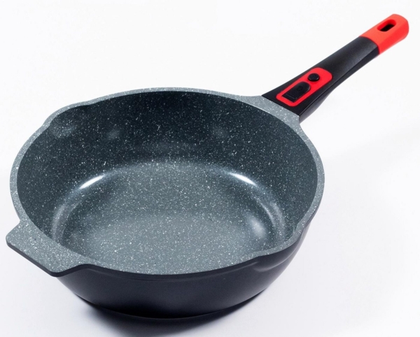 KING Bratpfanne Click-Grip, Aluminiumguss (1-tlg), abnehmbarer Griff, Induktion, Ø 24 cm Bild 2