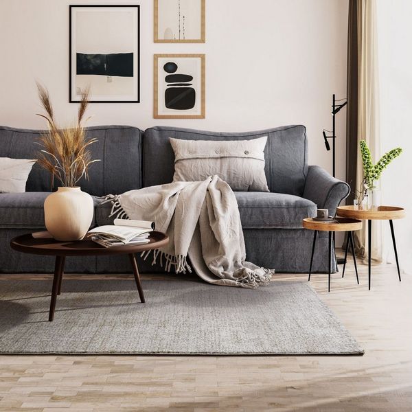 Designerteppich Nancy, Farbe: beige creme, Größe: 80x150 cm