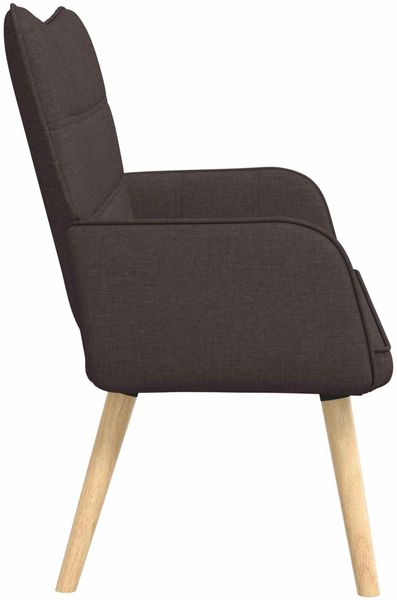 vidaXL 2-Sitzer Sofa Dunkelbraun 115 x 61 x 87 cm Stoff 42028895 Bild 5