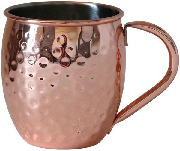 Moscow Mule Becher 500ml Trinkbecher Metallbecher Cocktailbecher Tasse gehämmert