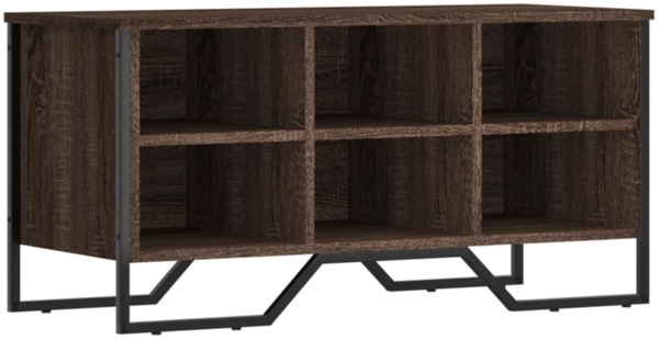 vidaXL Schuhregal Braun Eichen-Optik 90x38x45,5 Holzwerkstoff 848643