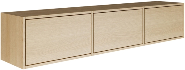 Selsey 'Framme' hängendes TV-Board mit drei Klappen, Holzoptik Eiche, 150 cm