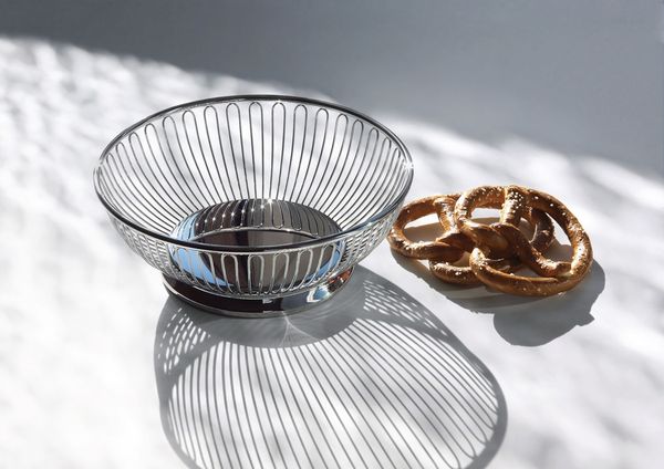 Alessi 826/24 Rund Edelstahl Spiegel 245 mm