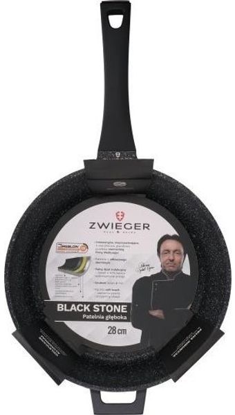 ZWIEGER Schwarz STONE Bratpfanne 29cm
