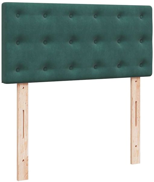 vidaXL Ottoman-Bett mit Matratze Dunkelgrün 80x200 cm Samt 3311882 Bild 9
