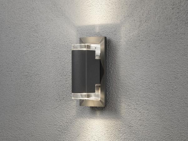 KONSTSMIDE No. 7987-370 Aussenwandleuchte Potenza GU10 anthrazit IP54
