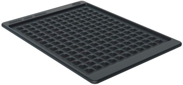 RÖSLE Ablagematte Silikon, Hochwertige Silikonmatte zum Schutz von Ablageflächen, temperaturbeständig bis 220°C, spülmaschinengeeignet, schwarz