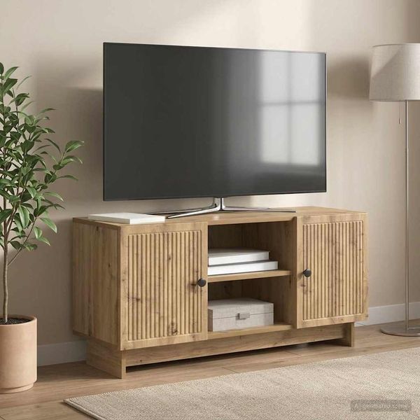 vidaXL TV-Schränk 102 x 34,5 x 50 cm Artisan-Eiche Holzwerkstoff 894014