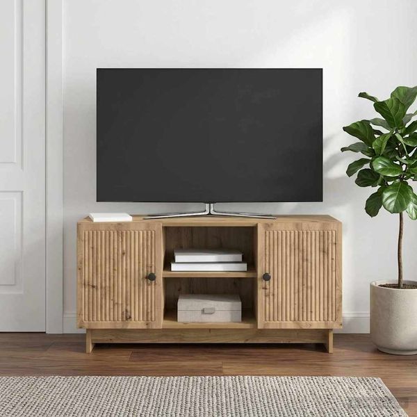vidaXL TV-Schränk 102 x 34,5 x 50 cm Artisan-Eiche Holzwerkstoff 894014