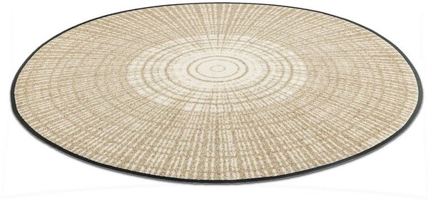wash+dry by Kleen-Tex Teppich Cascara beige, rund, Höhe: 7 mm