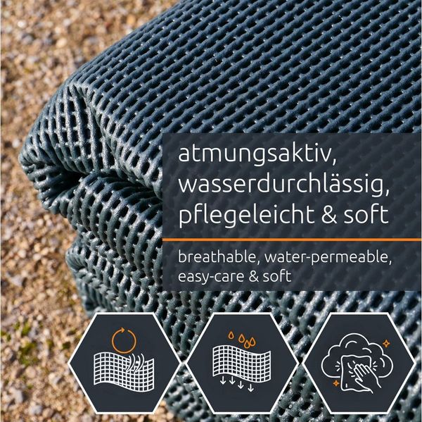 yourGEAR Outdoorteppich yourGEAR Outdoor Soft Carpet 250 x 500 cm - Vorzeltteppich Zeltteppich