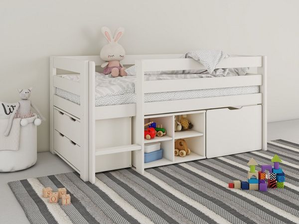 Lüttenhütt Schubkastenkommode Tide, Aus MDF, FSC®-zertifiziert, mit 2 Schubladen