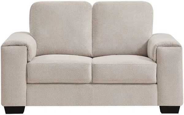 Vente-unique - EMBAPO Sofa Stoff Beige - B 88 cm x H 85 cm x L 147 cm Bild 2