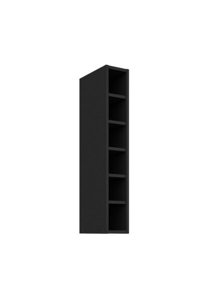 Hängeschrank Regal 15 cm Schwarz matt Küchenzeile Küche SIENA / MONZA / ARONA