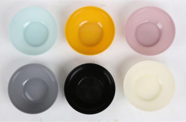 BURI Kunststoffschalen 6er Set 0,3L Schüssel Müsli Obst Desert Geschirr Servier