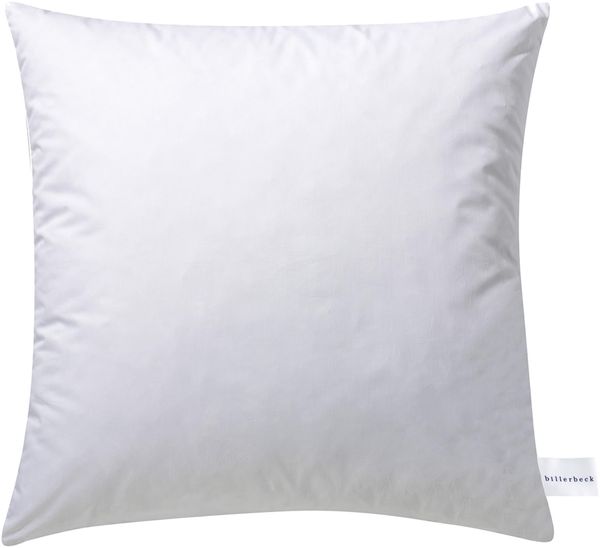 Billerbeck Kopfkissen Kuschelkissen D/F - Kissen in 40x40 cm – weiches Kuschelkissen – 50% Daunen, 50% Federn – mit Tragetasche