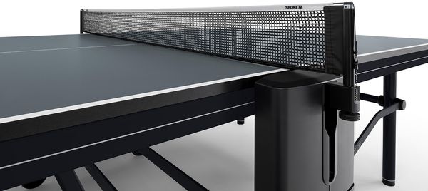 Sponeta Design Line Tischtennisnetz "SDL Black", schwarz