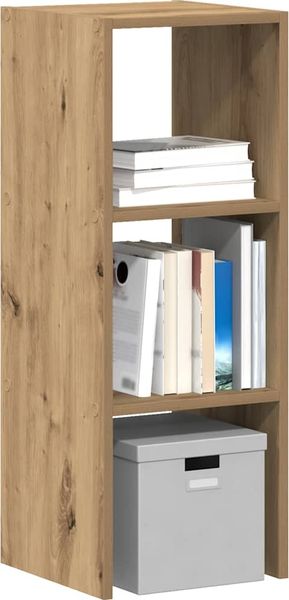 vidaXL Bücherregal Stapelbar Artisan-Eiche 30x30x80 cm Holzwerkstoff 858819