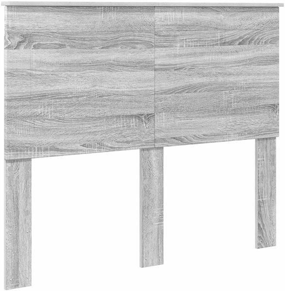 vidaXL Bettrahmen Graues Sonoma 135 x 190 cm Massives Kiefernholz 3409368 Bild 6