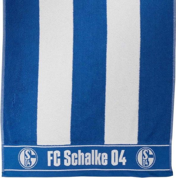 FC Schalke 04 Handtuch Blockstreifen ca. 50 x 100 cm 100% Baumwolle