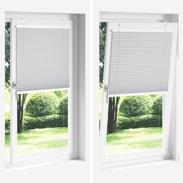 vidaXL Plissee Creme 100x200 cm Stoffbreite 99,4 cm Polyester 4015313 Bild 7