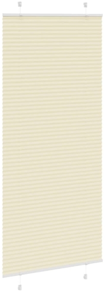 vidaXL Plissee Creme 100x200 cm Stoffbreite 99,4 cm Polyester 4015313 Bild 2