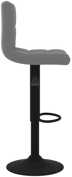 vidaXL Barhocker 2 Stk. Dunkelgrau Samt [334306] Bild 5