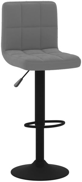 vidaXL Barhocker 2 Stk. Dunkelgrau Samt [334306] Bild 3