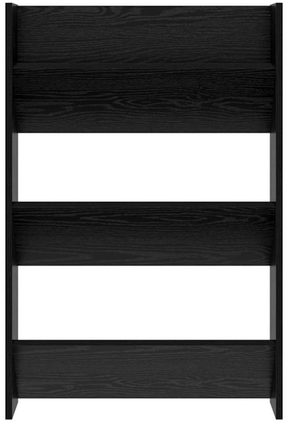 vidaXL Wandschuhschrank 2 pcs Schwarz Eichen-Optik 60 x 18 x 90 cm 875151 Bild 5