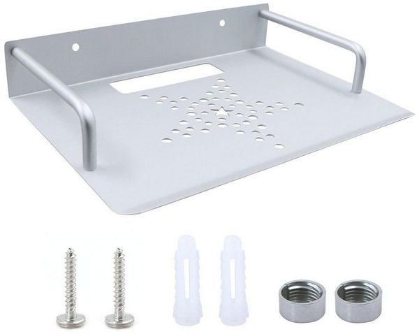 LuxusKollektion Wandregal Wandhalterung Router Tablett Repeater Rack Netzwerk Regal 23x16 cm