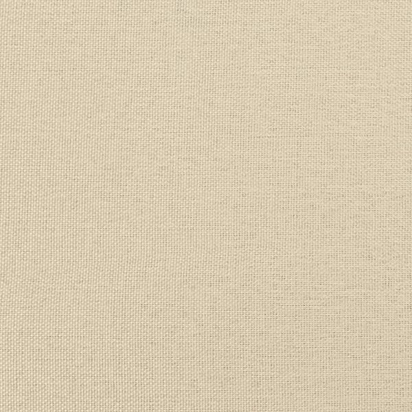 vidaXL Bettgestell ohne Matratze Creme 200x200 cm Stoff 3284504 Bild 8