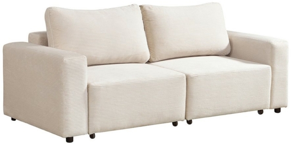 HOME DELUXE Modulares Schlafsofa VINA Beige - 210 x 92 cm