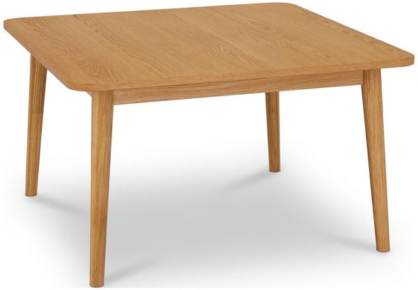Couchtisch Gorbin 90x90 cm Eiche Natur - Modern mit Massivholzbeinen