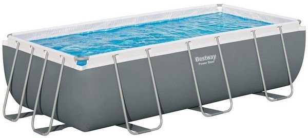 Bestway Framepool Power Steel™ (Packung, ohne Zubehör), 404 x 201 x 100 cm