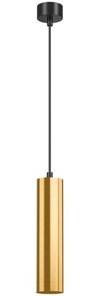 Braytron LED moderne Pendelleuchte zylindrisch Aluminium GU10 gold Hängelampe Küche Theke Ø60X250mm