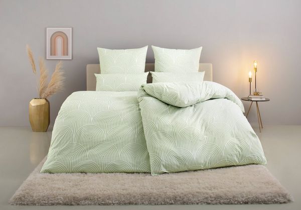 OTTO home Bettwäsche Matilda in Gr. 135x200 oder 155x220 cm, Flanell, 2 teilig, Bettwäsche aus Baumwolle, Bettwäsche mit skandinavischem Design