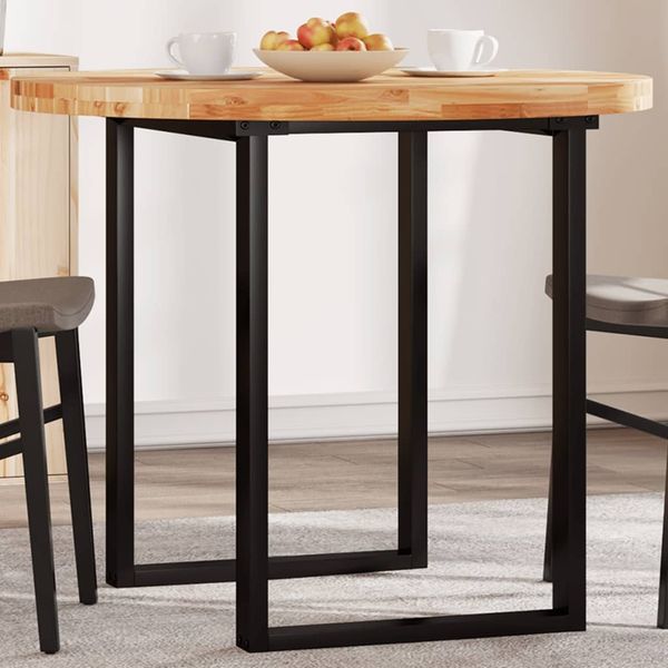 vidaXL Tischplatte Rund Ø90x4 cm Massivholz Akazie 4008705