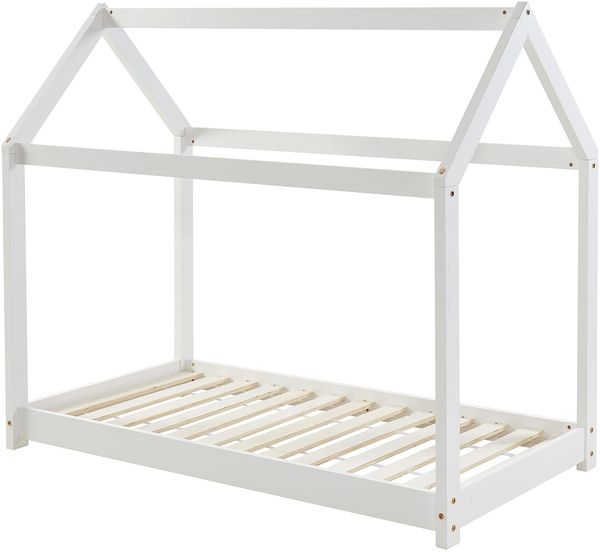 BAÏTA Kinderbett Tiny Kiefer weiß 70 x 140 cm inkl. Lattenrost
