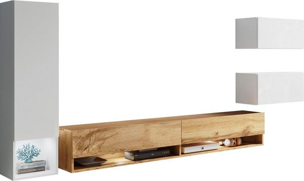 INOSIGN Wohnwand Amadeo, (Set, 4-St)