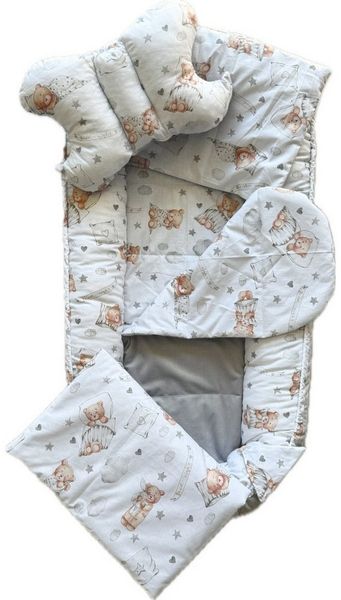 Pamek Bettnestchen Babybett Babynestchen Babynest Kinderbett Kokon zum schlafen Kissen