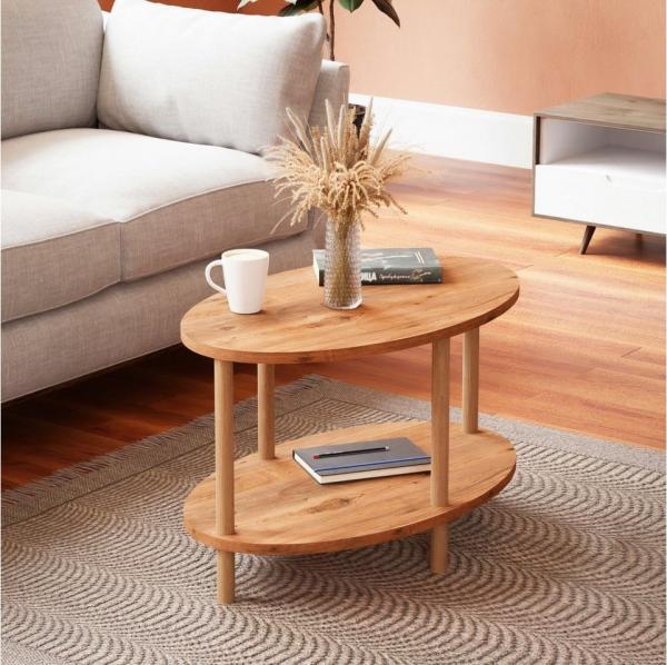 Couchtisch Højreby 70x44x43 cm Holzoptik [en. casa]