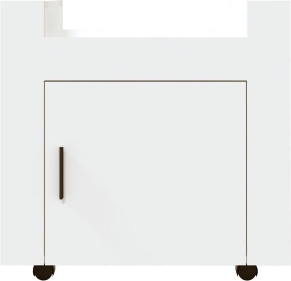 vidaXL Bürowagen Weiß 60x45x60 cm Holzwerkstoff 816608 Bild 2